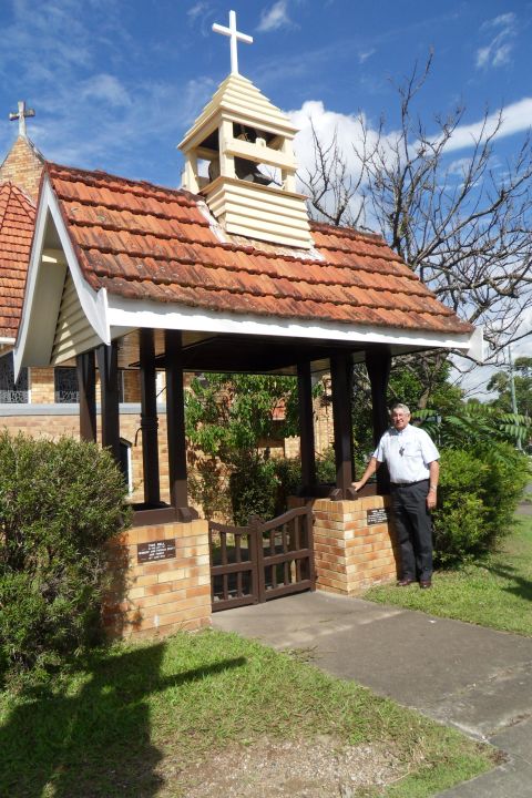 The restored lychgate The restored lychgate